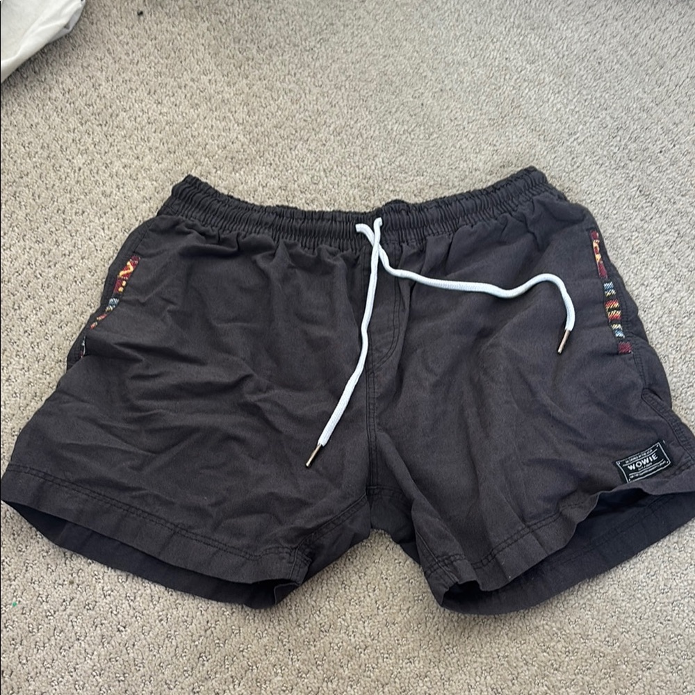 Wowie 5 Inch Inseam Men's Black Shorts
